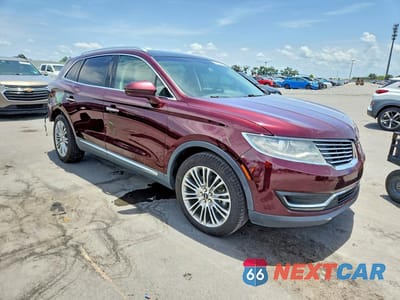 Czwarte zdjęcie samochodu z boku: 2017 LINCOLN MKX RESERVE VIN:2LMPJ6LR1HBL44312 - miniatura