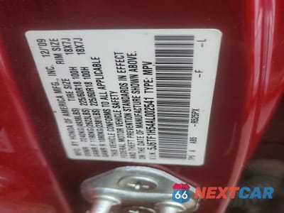 Zdjęcie 12 z 12 samochodu: 2010 HONDA ACCORD CROSSTOUR EXL VIN:5J6TF1H54AL002541 - miniatura