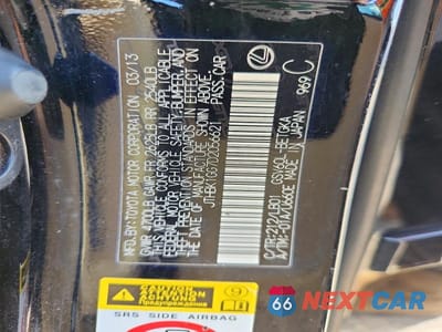 Zdjęcie 13 z 13 samochodu: 2013 LEXUS ES 350 VIN:JTHBK1GG7D2056621 - miniatura