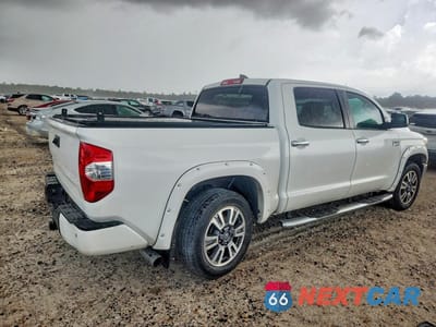 Trzecie zdjęcie samochodu z tyłu: 2020 TOYOTA TUNDRA 1794 EDITION VIN:5TFAY5F1XLX883319 - miniatura