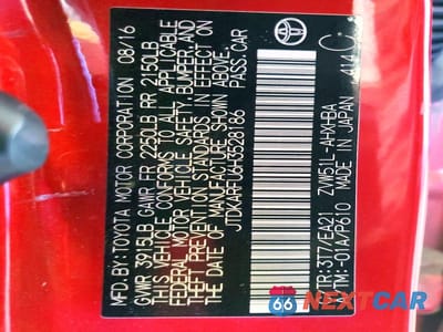 Zdjęcie 14 z 14 samochodu: 2017 TOYOTA PRIUS THREE TOURING VIN:JTDKARFU6H3528186 - miniatura