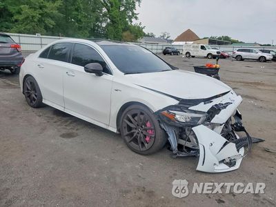 Czwarte zdjęcie samochodu z boku: 2021 MERCEDES-BENZ A 35 AMG VIN:W1K3G5BB9MJ321173 - miniatura