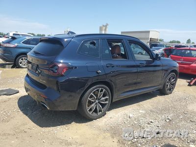 Trzecie zdjęcie samochodu z tyłu: 2022 BMW X3 XDRIVE30I VIN:5UX53DP0XN9K19396 - miniatura