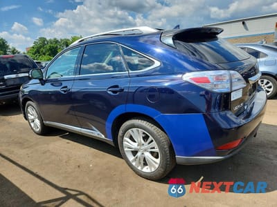 Drugie zdjęcie samochodu z przodu: 2010 LEXUS RX 450H VIN:JTJBC1BA2A2027425 - miniatura
