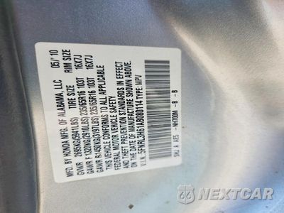 Zdjęcie 12 z 12 samochodu: 2010 HONDA ODYSSEY EXL VIN:5FNRL3H61AB080114 - miniatura