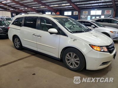 Czwarte zdjęcie samochodu z boku: 2014 HONDA ODYSSEY EXL VIN:5FNRL5H60EB016695 - miniatura