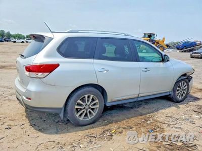 Trzecie zdjęcie samochodu z tyłu: 2014 NISSAN PATHFINDER SL VIN:5N1AR2MM2EC657337 - miniatura