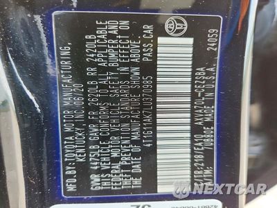Zdjęcie 13 z 13 samochodu: 2020 TOYOTA CAMRY SE VIN:4T1G11AK7LU370985 - miniatura