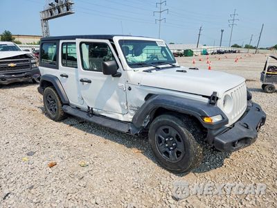 Czwarte zdjęcie samochodu z boku: 2018 JEEP WRANGLER UNLIMITED SPORT VIN:1C4HJXDG2JW172397 - miniatura