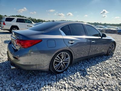 Trzecie zdjęcie samochodu z tyłu: 2014 INFINITI Q50 SPORT VIN:JN1BV7AR0EM704301 - miniatura
