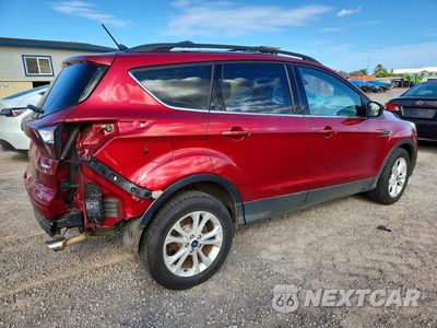Trzecie zdjęcie samochodu z tyłu: 2018 FORD ESCAPE SEL VIN:1FMCU0HD4JUA04714 - miniatura