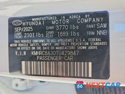 Zdjęcie 13 z 13 samochodu: 2026 HYUNDAI VENUE SEL VIN:KMHRC8A30TU429847 - miniatura