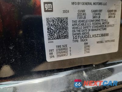 Zdjęcie 13 z 13 samochodu: 2025 GMC SIERRA K1500 DENALI VIN:1GTUUGELXSZ136698 - miniatura