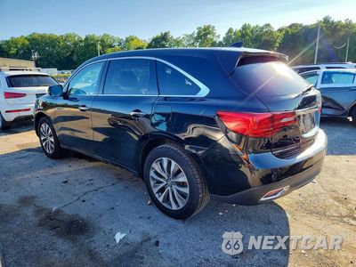 Drugie zdjęcie samochodu z przodu: 2016 ACURA MDX TECHNOLOGY VIN:5FRYD4H4XGB061565 - miniatura