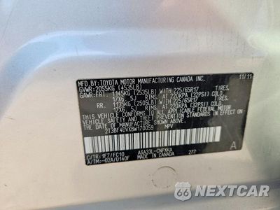 Zdjęcie 12 z 12 samochodu: 2011 TOYOTA RAV4 BASE VIN:2T3BF4DVXBW170059 - miniatura