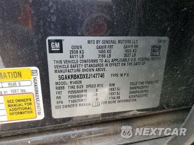 Zdjęcie 13 z 13 samochodu: 2014 BUICK ENCLAVE VIN:5GAKRBKDXEJ147746 - miniatura