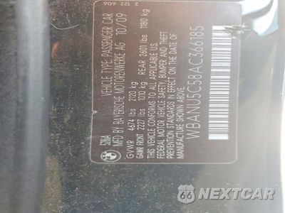 Zdjęcie 12 z 12 samochodu: 2010 BMW 528 I VIN:WBANU5C58AC366185 - miniatura