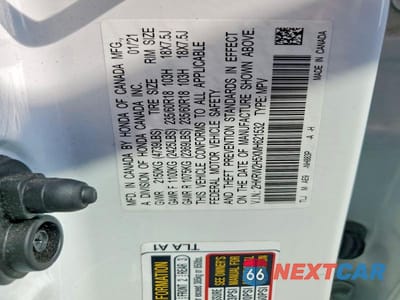 Zdjęcie 13 z 13 samochodu: 2019 HONDA CR-V EXL VIN:7FARW2H81KE040057 - miniatura