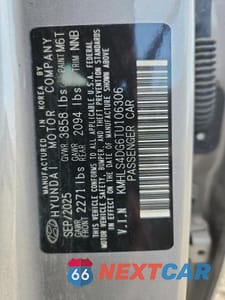 Zdjęcie 12 z 12 samochodu: 2026 HYUNDAI ELANTRA SEL SPORT PREMIUM VIN:KMHLS4DG6TU106306 - miniatura