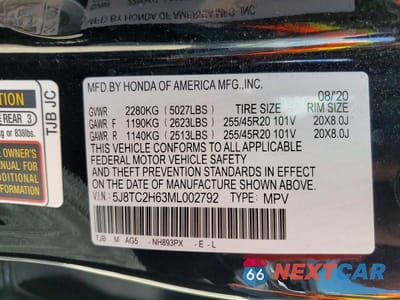 Zdjęcie 13 z 13 samochodu: 2021 ACURA RDX A-SPEC VIN:5J8TC2H63ML002792 - miniatura