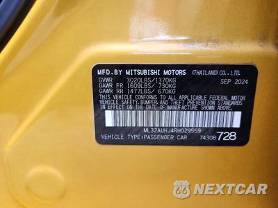 Zdjęcie 13 z 13 samochodu: 2024 MITSUBISHI MIRAGE VIN:ML32AUHJ4RH029559 - miniatura