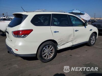 Trzecie zdjęcie samochodu z tyłu: 2015 NISSAN PATHFINDER SV VIN:5N1AR2MN0FC607109 - miniatura