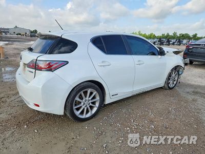 Trzecie zdjęcie samochodu z tyłu: 2013 LEXUS CT 200 VIN:JTHKD5BH5D2172028 - miniatura