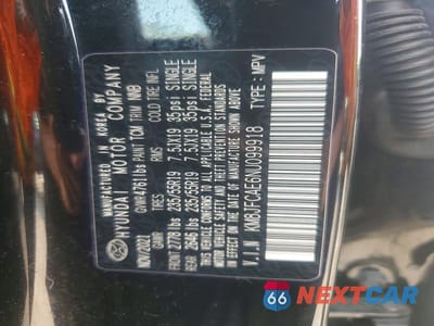 Zdjęcie 13 z 13 samochodu: 2022 HYUNDAI TUCSON N LINE VIN:KM8JFCAE6NU099918 - miniatura