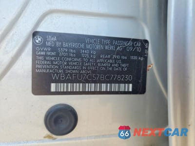 Zdjęcie 12 z 12 samochodu: 2011 BMW 535 XI VIN:WBAFU7C57BC778230 - miniatura