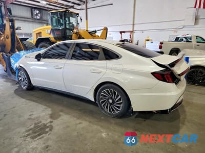 Drugie zdjęcie samochodu z przodu: 2022 HYUNDAI SONATA HYBRID SEL VIN:KMHL34JJXNA043860 - miniatura