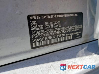 Zdjęcie 13 z 13 samochodu: 2015 BMW 328 I SULEV VIN:WBA3C1C56FK119540 - miniatura