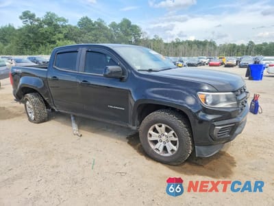 Czwarte zdjęcie samochodu z boku: 2021 CHEVROLET COLORADO LT VIN:1GCGTCENXM1125602 - miniatura