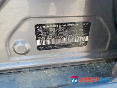 Zdjęcie 12 z 12 samochodu: 2017 MITSUBISHI OUTLANDER SPORT ES VIN:JA4AP3AW6HZ048138 - miniatura