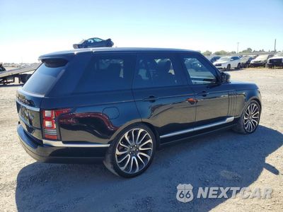 Trzecie zdjęcie samochodu z tyłu: 2016 LAND ROVER RANGE ROVER SUPERCHARGED VIN:SALGS2EF0GA301396 - miniatura