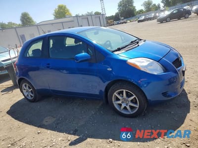 Czwarte zdjęcie samochodu z boku: 2007 TOYOTA YARIS BASE VIN:JTDJT903975091051 - miniatura