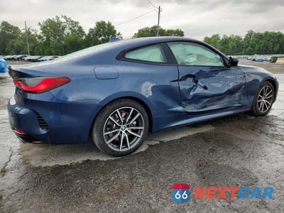 Trzecie zdjęcie samochodu z tyłu: 2021 BMW 430XI VIN:WBA73AP03MCH00570 - miniatura