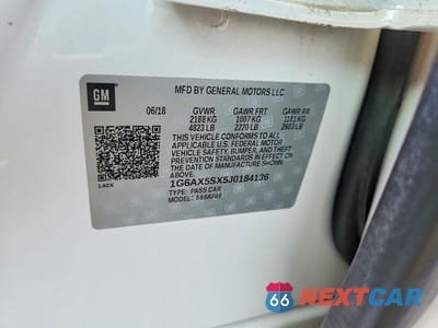 Zdjęcie 12 z 12 samochodu: 2018 CADILLAC CTS LUXURY VIN:1G6AX5SX5J0184136 - miniatura