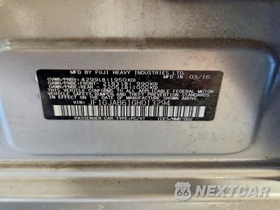 Zdjęcie 13 z 13 samochodu: 2016 SUBARU IMPREZA PREMIUM VIN:JF1GJAB61GH013294 - miniatura