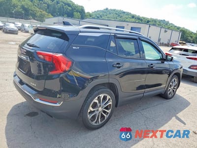 Trzecie zdjęcie samochodu z tyłu: 2018 GMC TERRAIN SLT VIN:3GKALVEX5JL137944 - miniatura