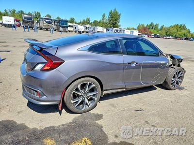 Trzecie zdjęcie samochodu z tyłu: 2019 HONDA CIVIC SI VIN:2HGFC3A54KH752605 - miniatura