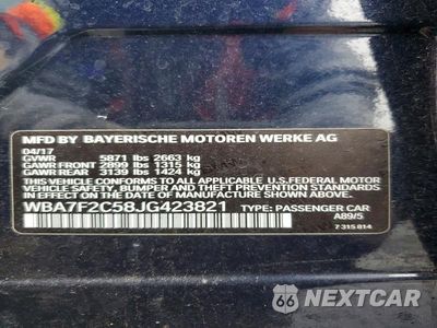 Zdjęcie 13 z 13 samochodu: 2018 BMW 750 XI VIN:WBA7F2C58JG423821 - miniatura