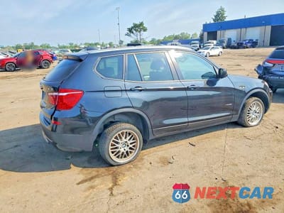 Trzecie zdjęcie samochodu z tyłu: 2014 BMW X3 XDRIVE28I VIN:5UXWX9C56E0D38903 - miniatura