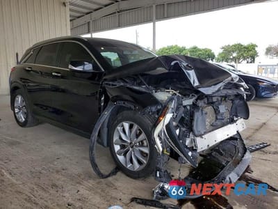 Czwarte zdjęcie samochodu z boku: 2021 INFINITI QX50 LUXE VIN:3PCAJ5BA3MF106695 - miniatura