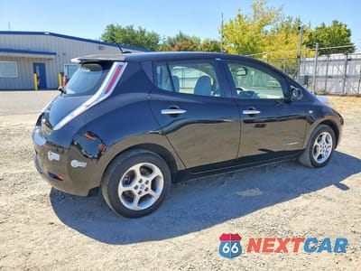 Trzecie zdjęcie samochodu z tyłu: 2012 NISSAN LEAF SV VIN:JN1AZ0CP1CT020587 - miniatura