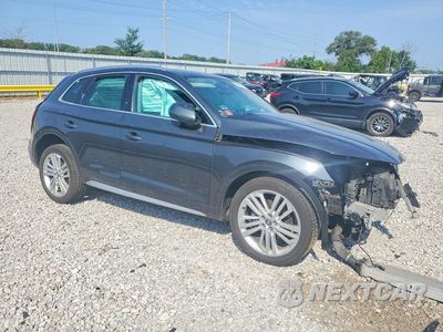 Czwarte zdjęcie samochodu z boku: 2018 AUDI Q5 PREMIUM PLUS VIN:WA1BNAFY8J2066938 - miniatura