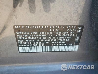 Zdjęcie 12 z 12 samochodu: 2015 VOLKSWAGEN GOLF SPORTWAGEN TDI S VIN:3VWFA7AUXFM519934 - miniatura