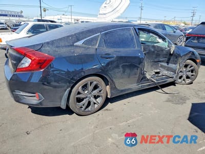 Trzecie zdjęcie samochodu z tyłu: 2019 HONDA CIVIC SPORT VIN:2HGFC2F89KH529585 - miniatura