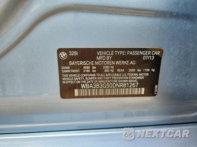 Zdjęcie 13 z 13 samochodu: 2013 BMW 328 XI VIN:WBA3B3G50DNR81267 - miniatura