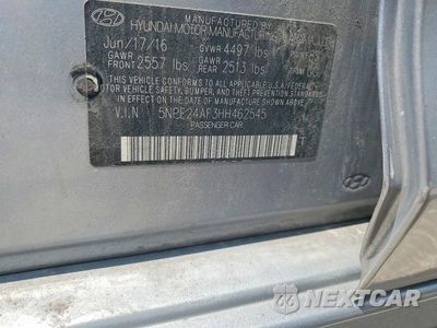 Zdjęcie 12 z 12 samochodu: 2017 HYUNDAI SONATA SE VIN:5NPE24AF3HH462545 - miniatura