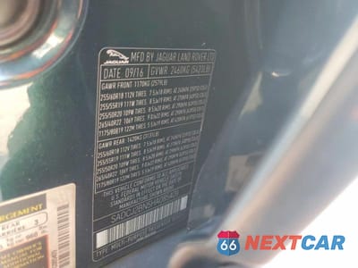 Zdjęcie 13 z 13 samochodu: 2017 JAGUAR F-PACE PREMIUM VIN:SADCJ2BN5HA085409 - miniatura